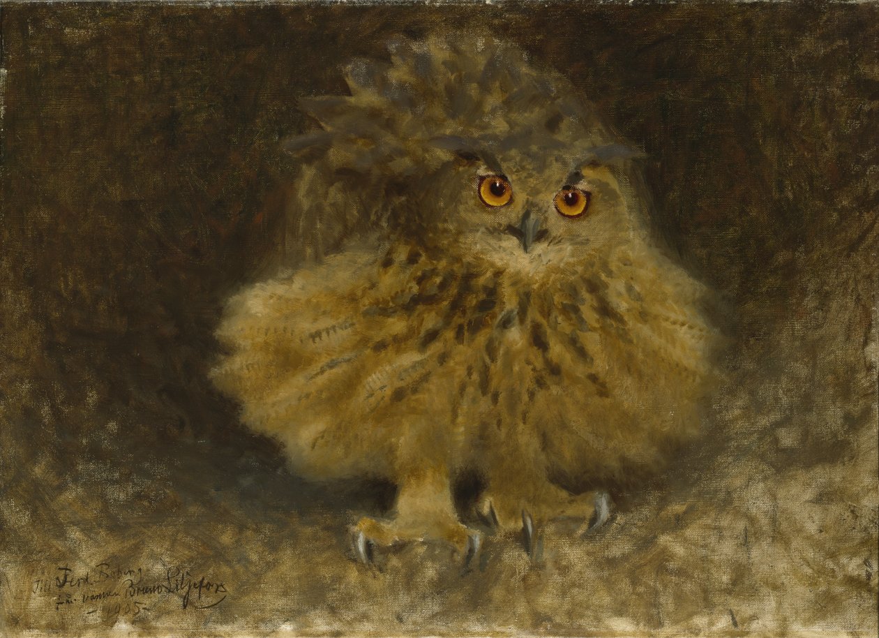 En örnuggla, 1905 av Bruno Andreas Liljefors