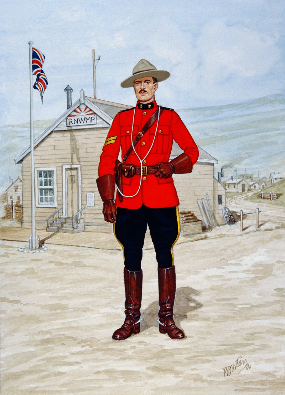 Korpral i North-West Mounted Police 1905 av Bryan Fosten
