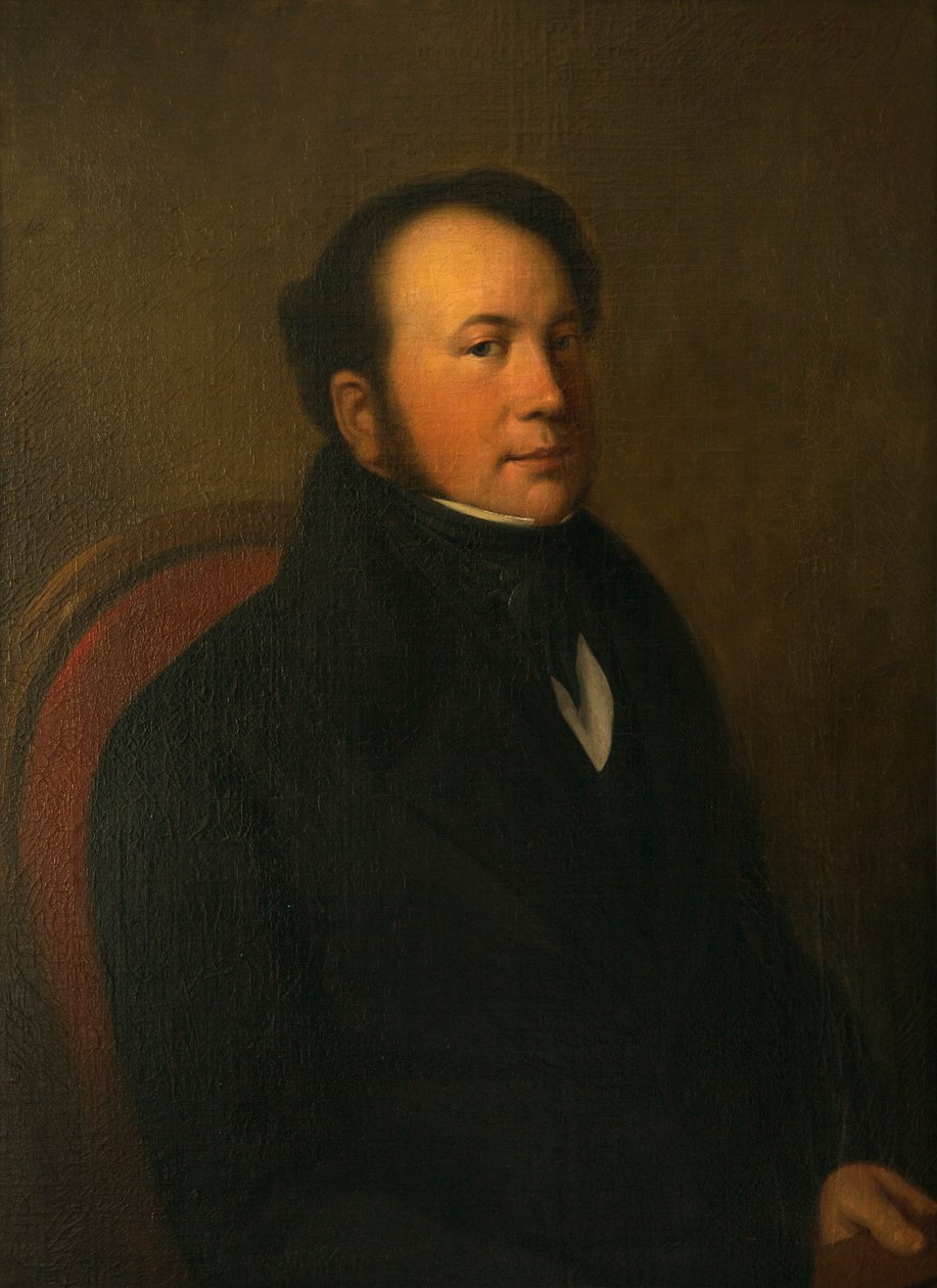 Porträtt av Gijsbert Buitendijk Kuyk (1805 - 1884) av Buitenijk Kuijk