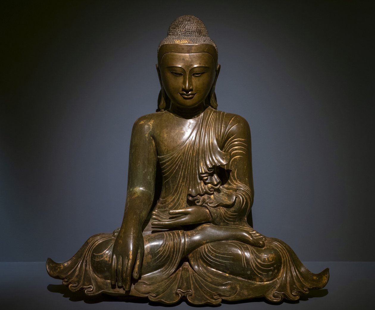 Marvijaya Buddha. Burma av Burmese School