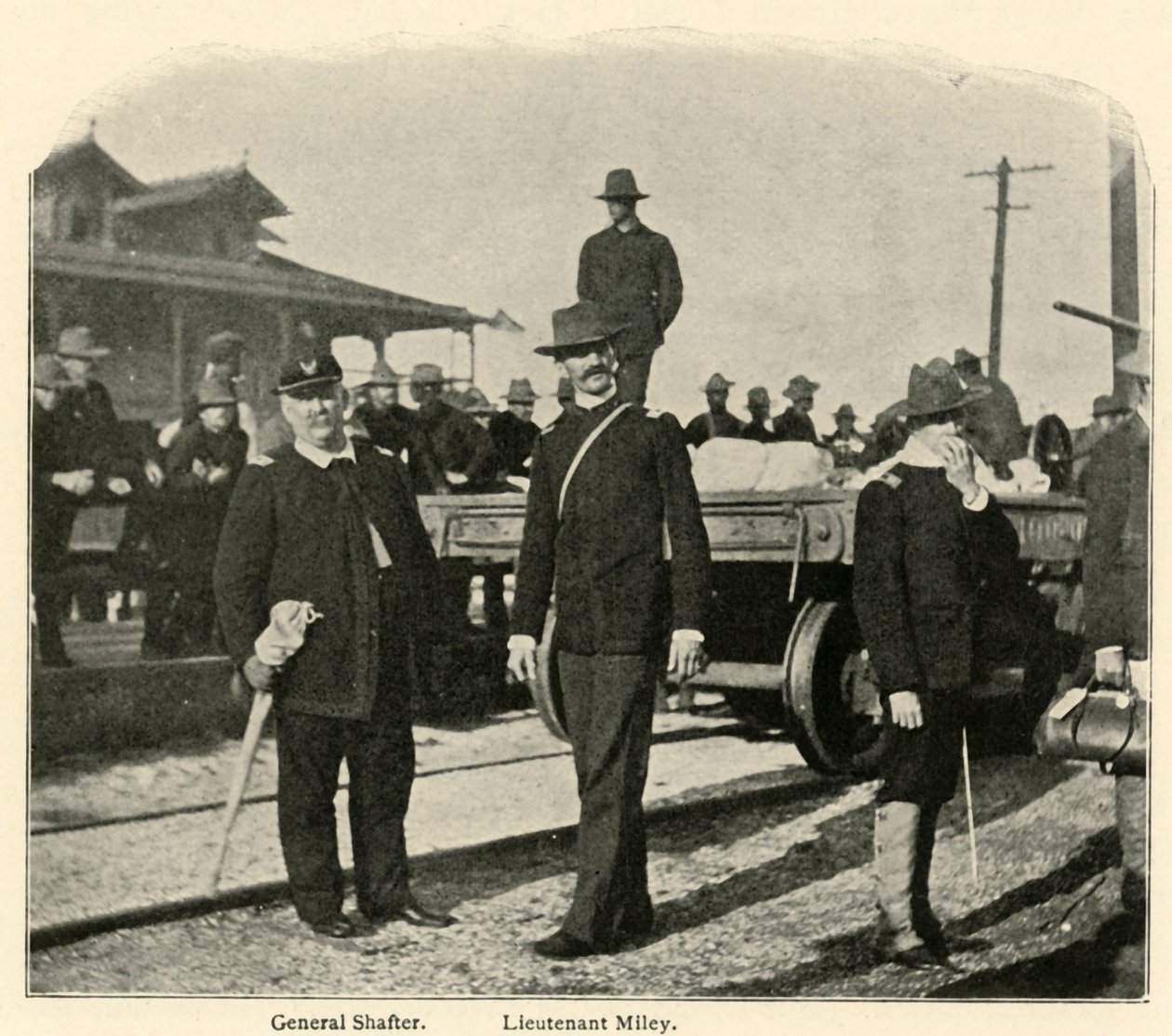 Ankomst till Port Tampa, spansk-amerikanska kriget, juni 1898, 1899. av Burr McIntosh