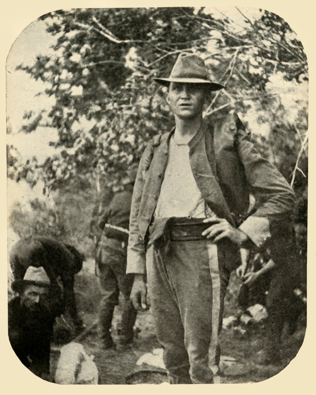 Lieutenant Day, K Troop Rough Riders...spansk-amerikanska kriget, juni 1898, 1899. av Burr McIntosh