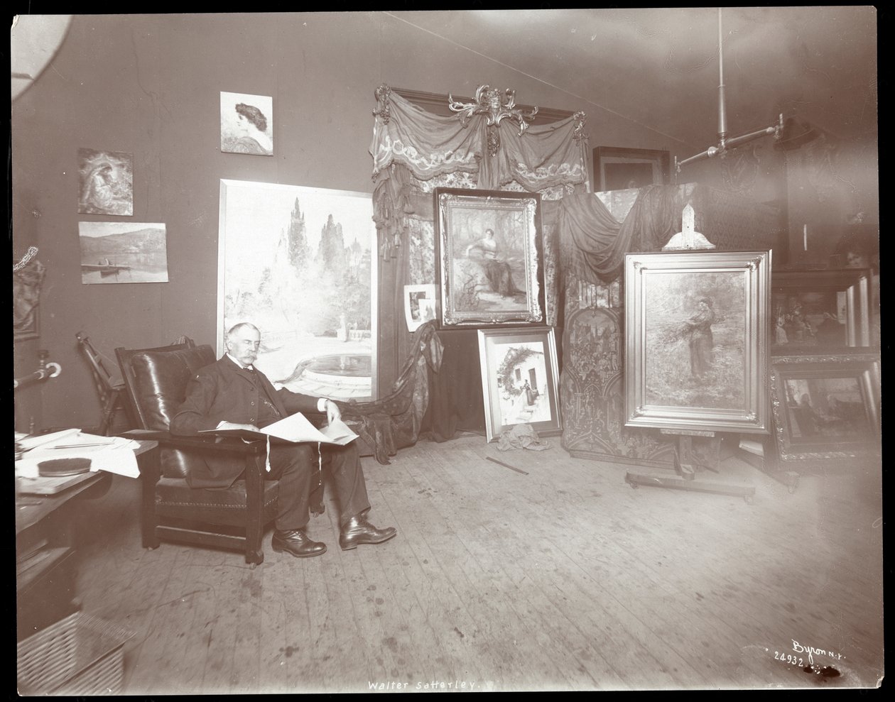 Ira David Sankey, 1896-8 (silvergelatintryck) av Byron Company