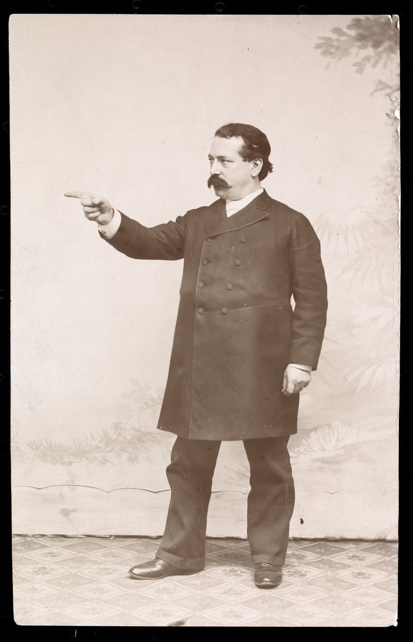 Labourledare Samuel Gompers, 1893-4 (silvergelatintryck) av Byron Company