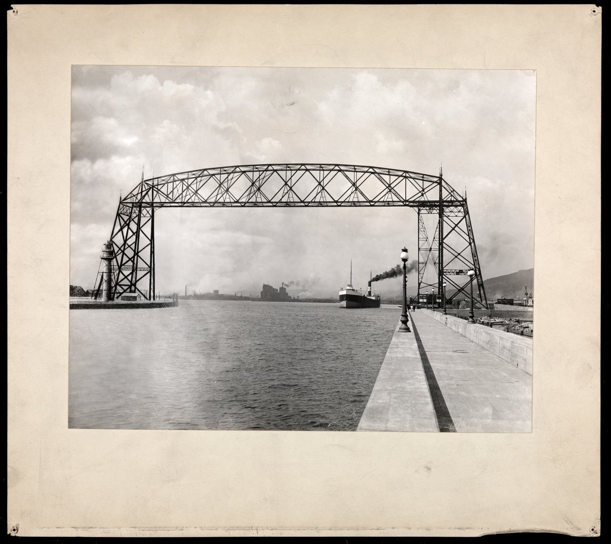 Byggandet av Panamakanalen, 1912 eller 1913 (silvergelatintryck) av Byron Company