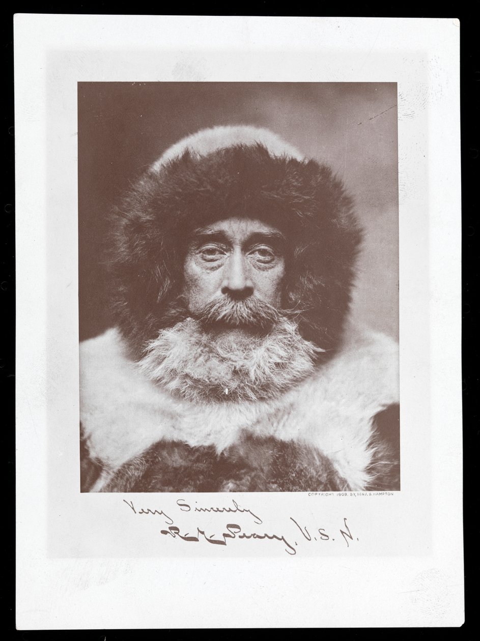 Robert Peary, 1909 (silvergelatintryck) av Byron Company
