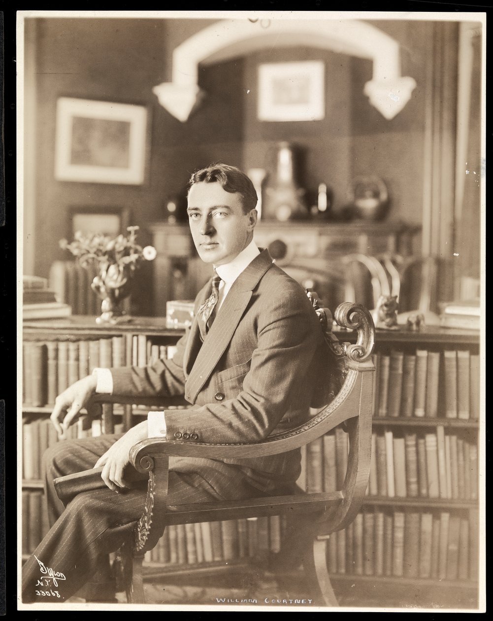 William Courtenay, 1914 (silvergelatintryck) av Byron Company