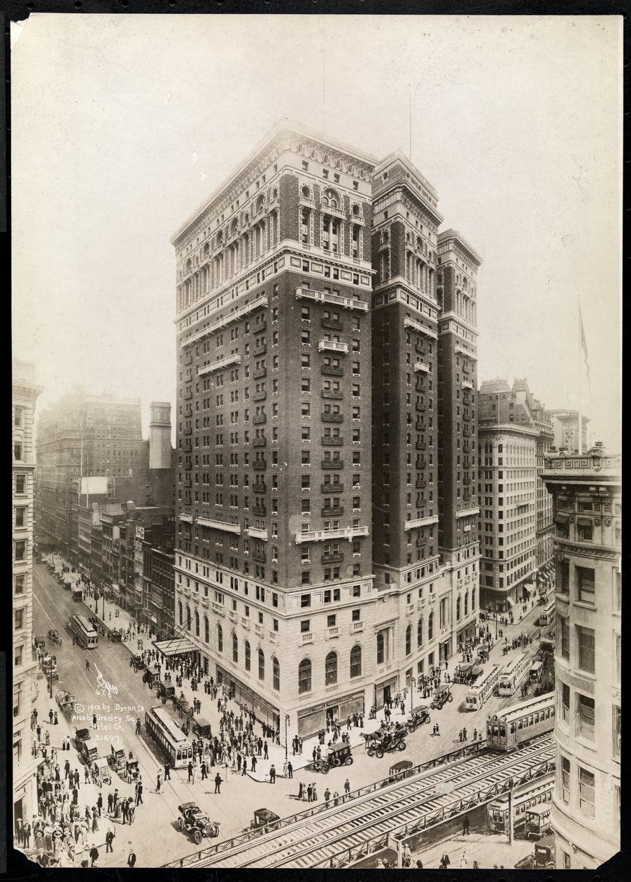 Hotel McAlpin, 34th Street och Broadway, New York, 1912 av Byron Company