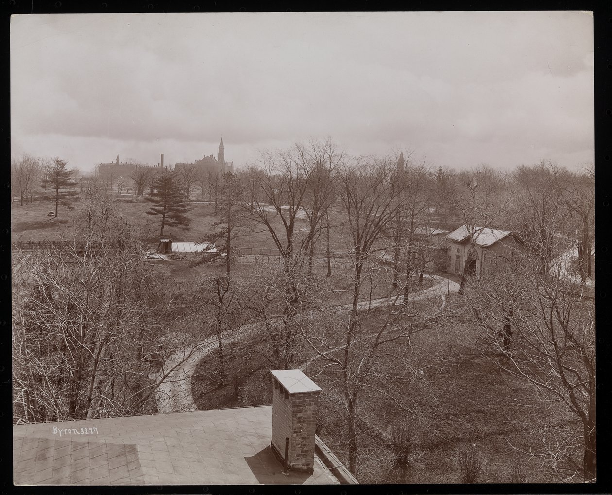 Del av Erlich-godset på Hudson, New York, 1896-98 (silvergelatintryck) av Byron Company