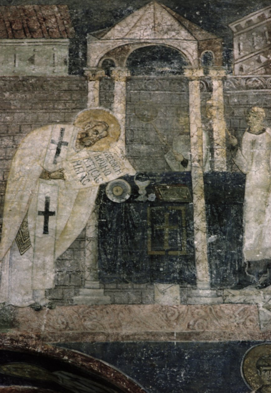 Basilikamässa av Byzantine