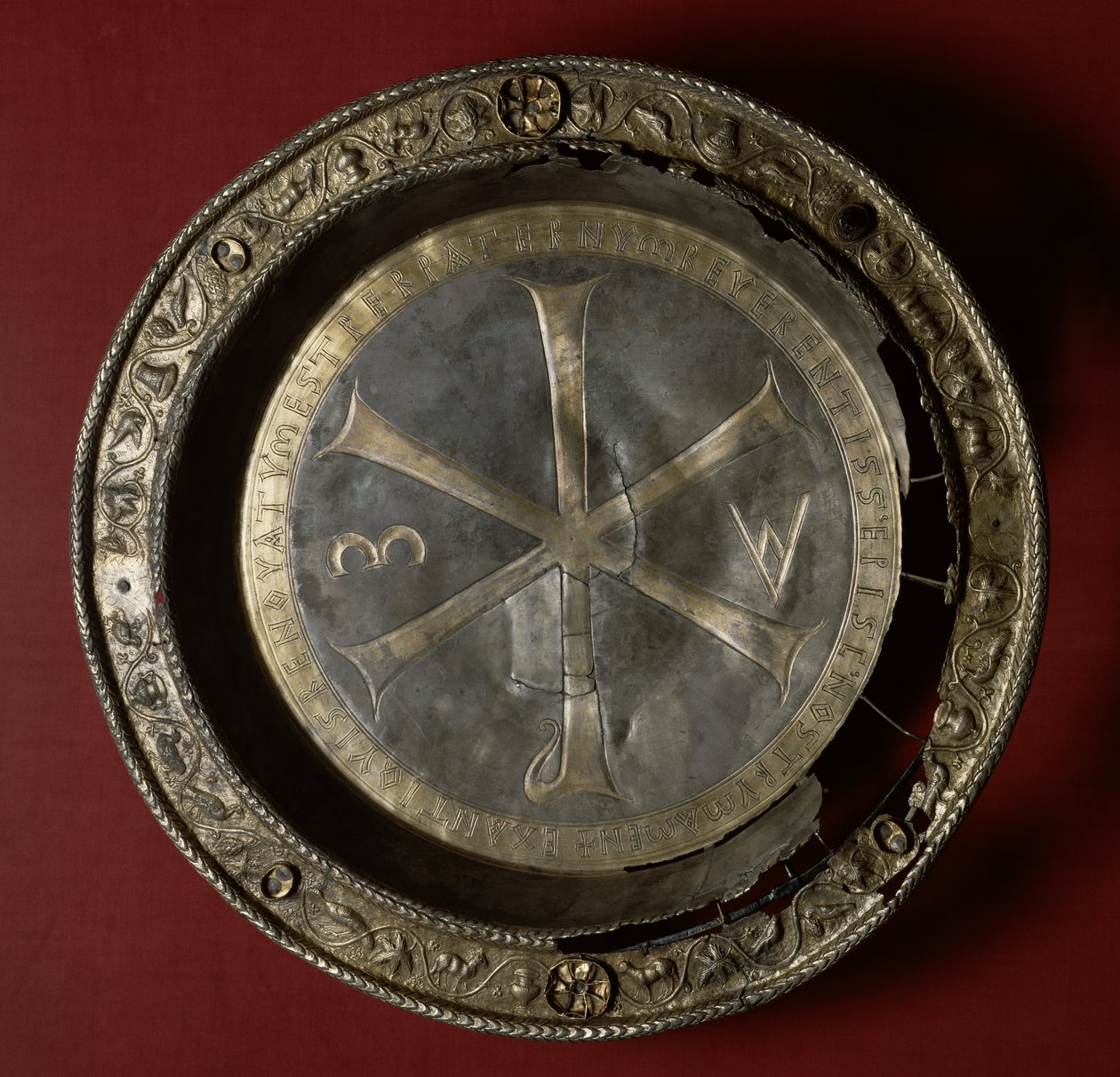 Biskop Paternus paten, 498 (guld och silver) av Byzantine