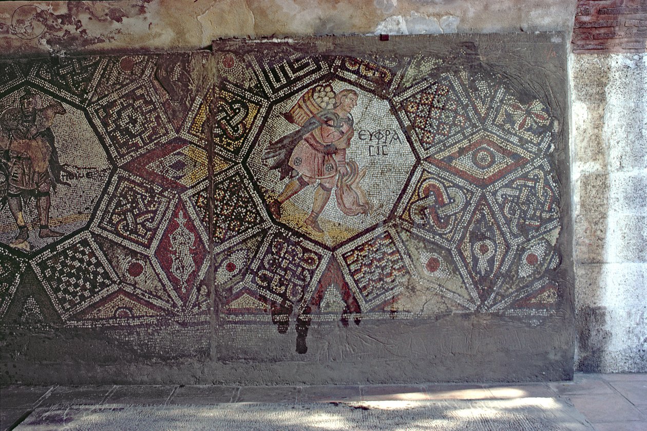 Personifieringar av floder (mosaik) av Byzantine