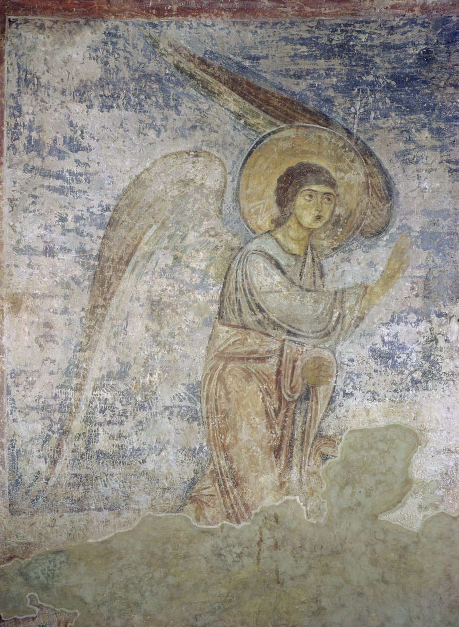 Ärkeängeln Gabriel, detalj från kapellets interiör av Byzantine