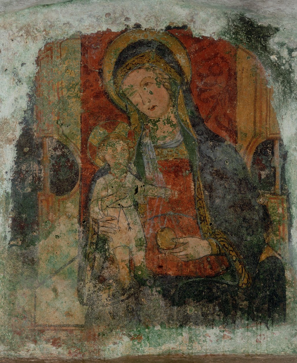 Madonna och barn av Byzantine School