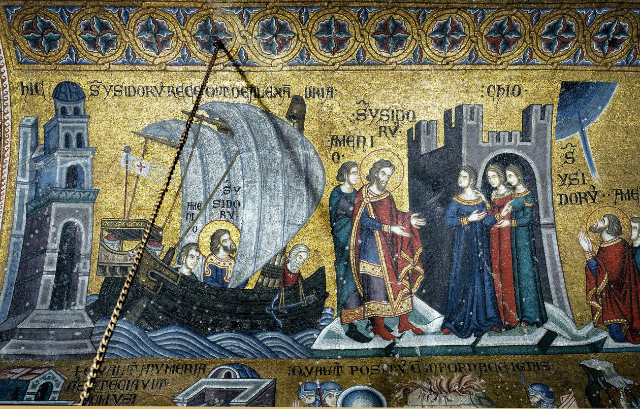 Bysantinsk arkitektur: livet för Saint Isidore of Chios av Byzantine