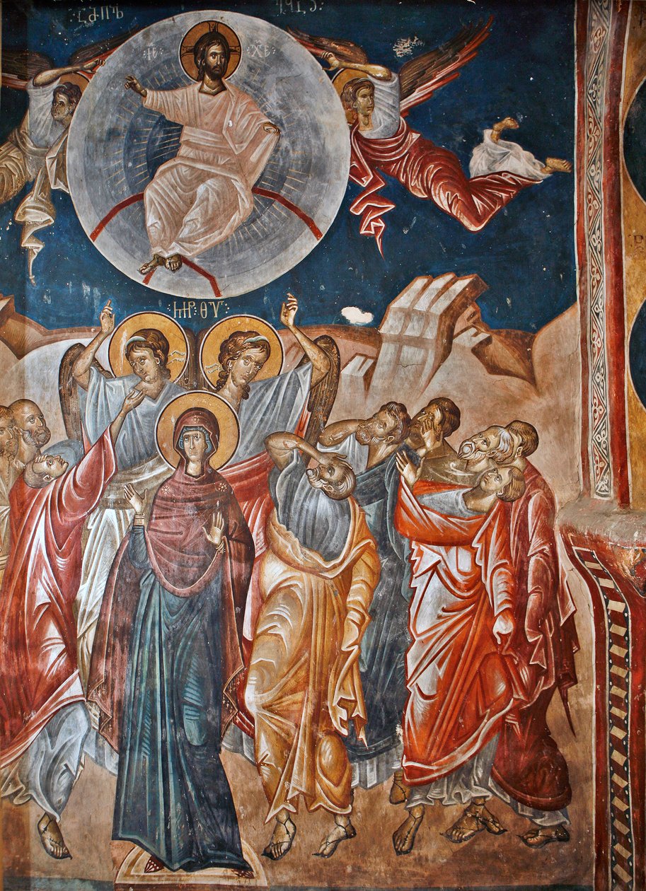 Uppståndelsen - Peinture de Damiane (aktivt 1300-tal) - 1300-talet - Fresk - Saint George
