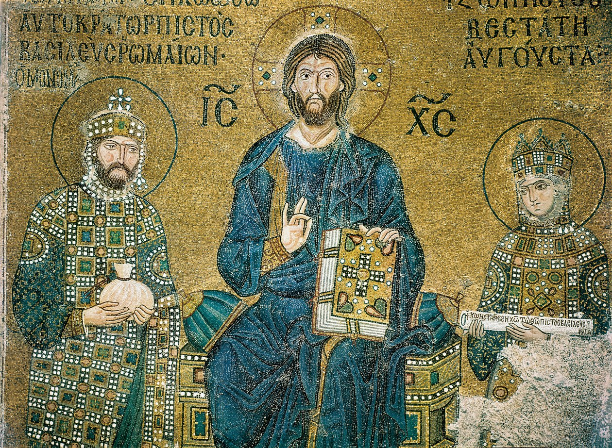 Zoe Mosaic, Hagia Sofia, Istanbul av Byzantine
