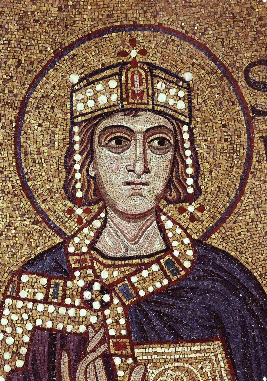 Kung Salomon Detalj av interiörmosaiker i St. Marks-basilikan, 1100-talet av Byzantine Byzantine