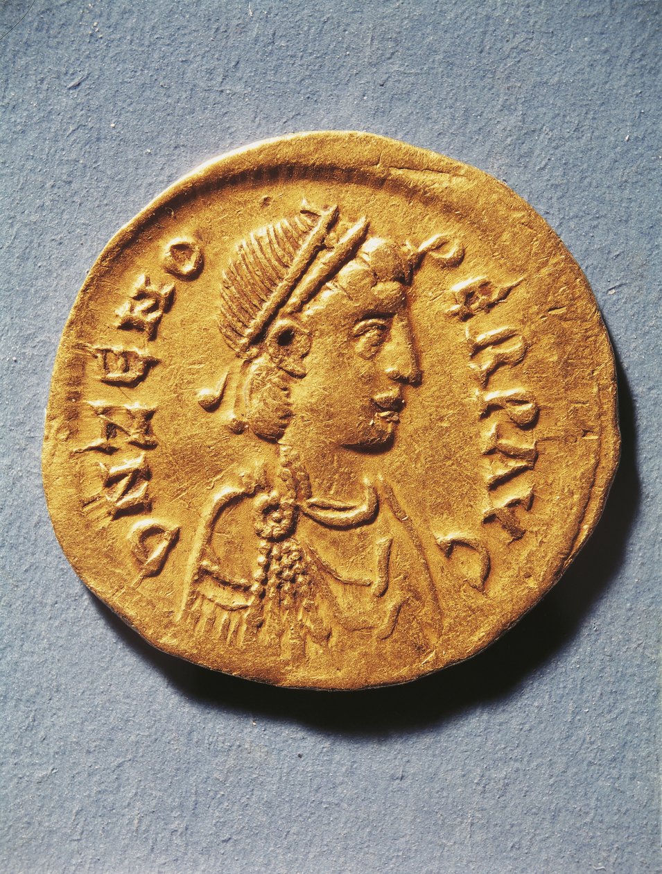 Numismatik, antikens Rom, Mynt som representerar Zeno, kejsare av det bysantinska riket av Byzantine Byzantine