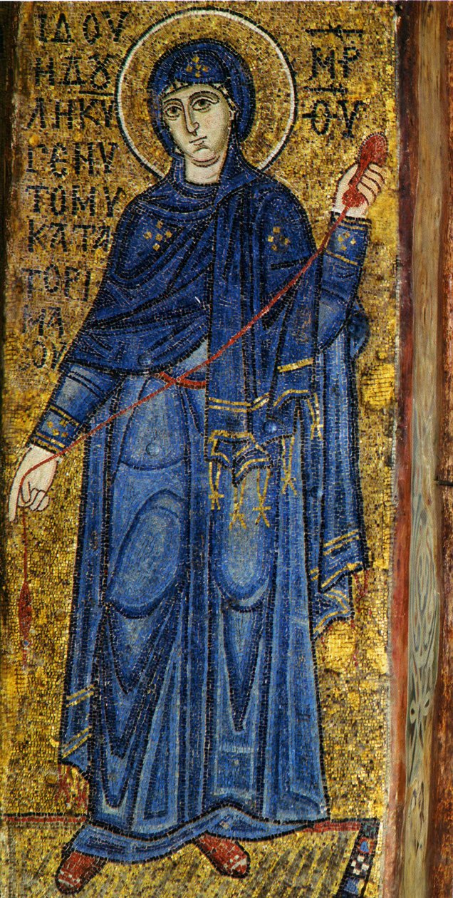 Jungfrun från bebådelsen, 1000-talet av Byzantine Byzantine