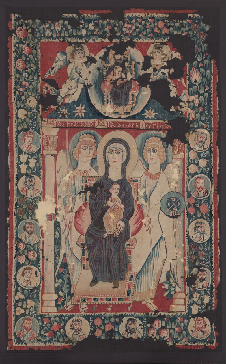 Icon of the Virgin & Child, 500-tal av Byzantine School