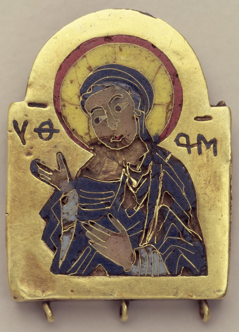 Jungfru Marias ikon av Byzantine School