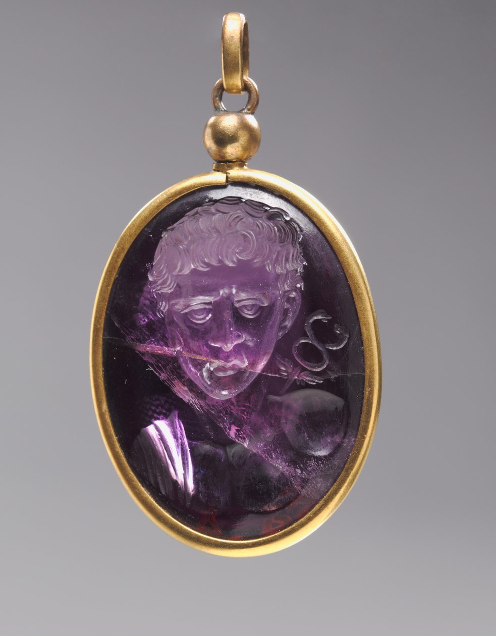 Intaglio med manporträttbyst, 500-tal av Byzantine School