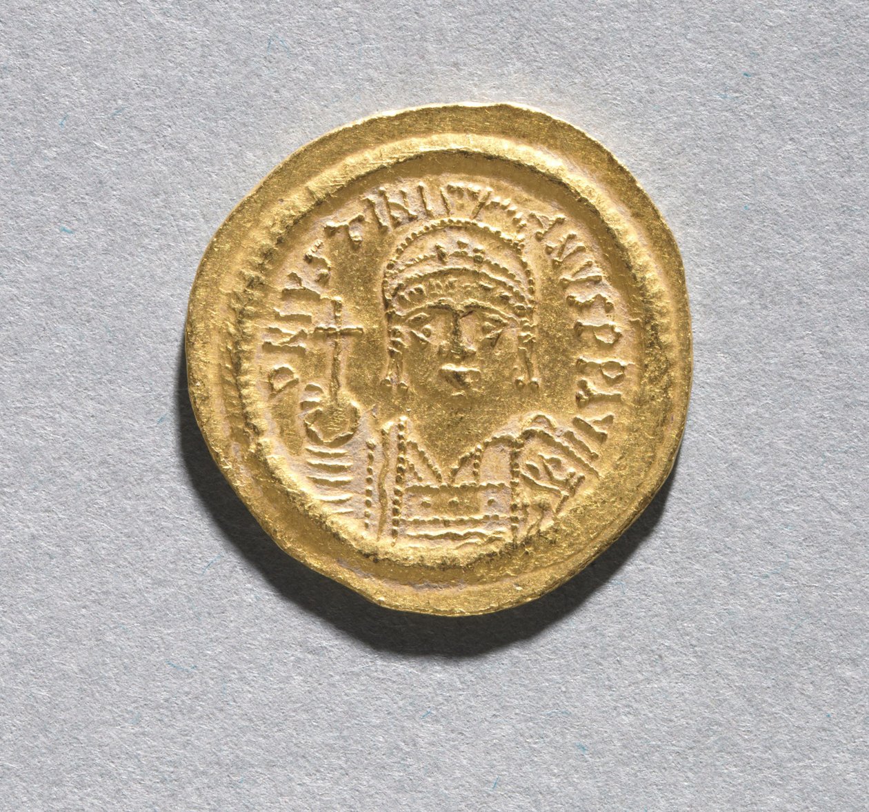 Solidus av Justinianus I av Byzantine School