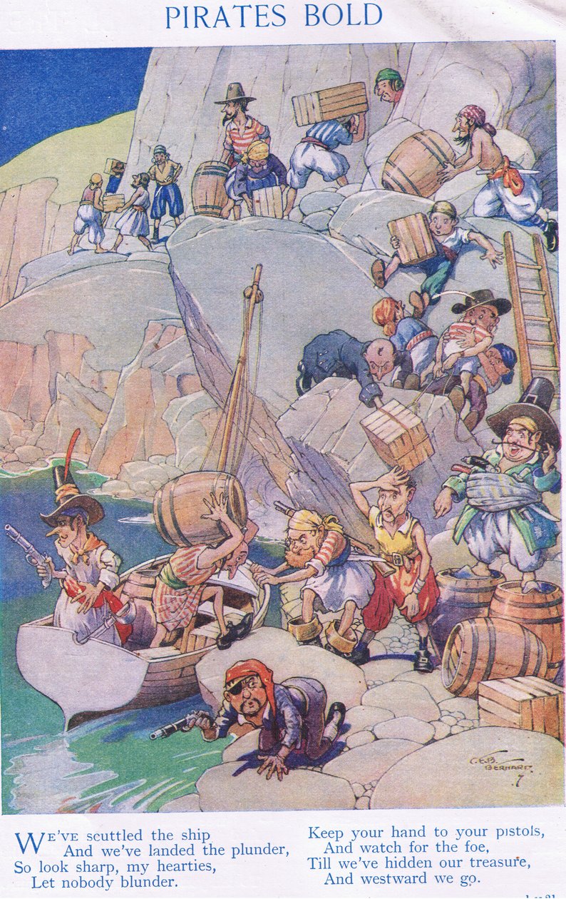 Pirater djärva av C. E. B. Bernard