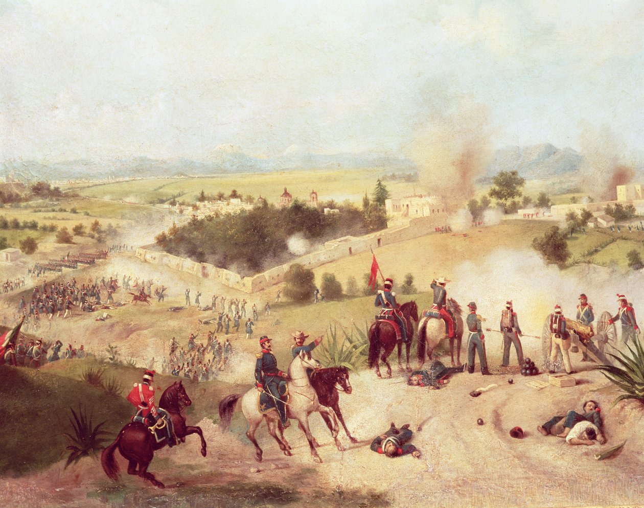 Slaget vid Molino del Rey, 8 september 1847 av C. Escalante