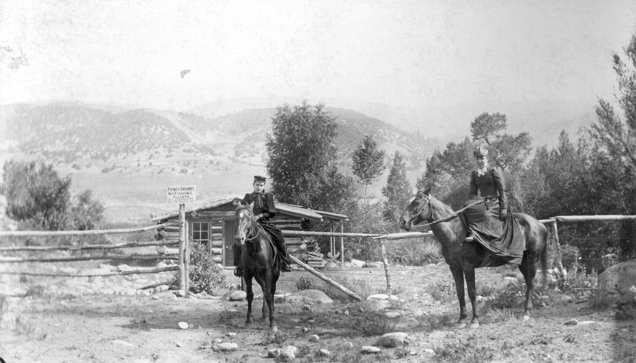 Distriktsskola, 1894 (bw-foto) av C. Frank OKeefe
