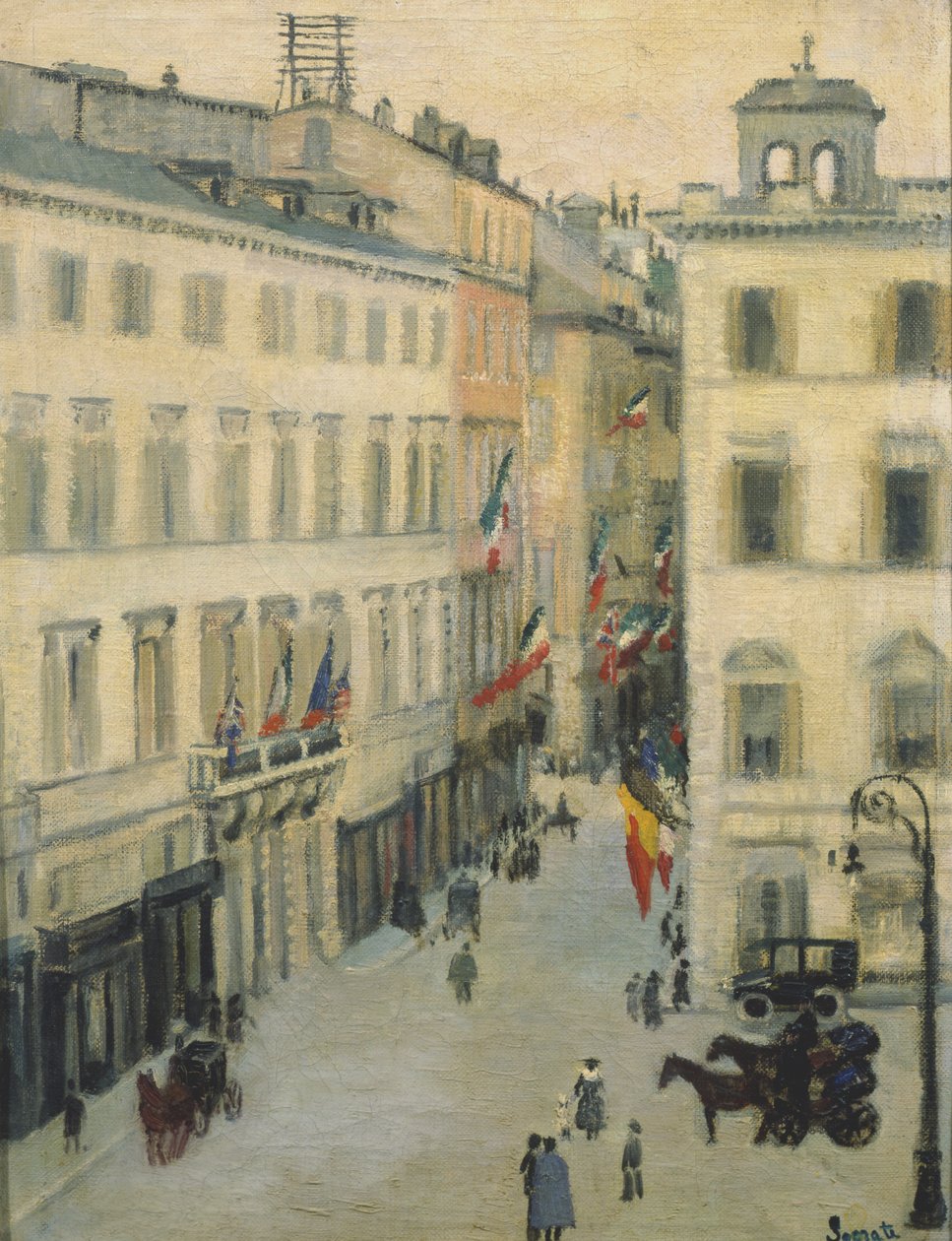 Via del Corso, Rom av C. Socrate