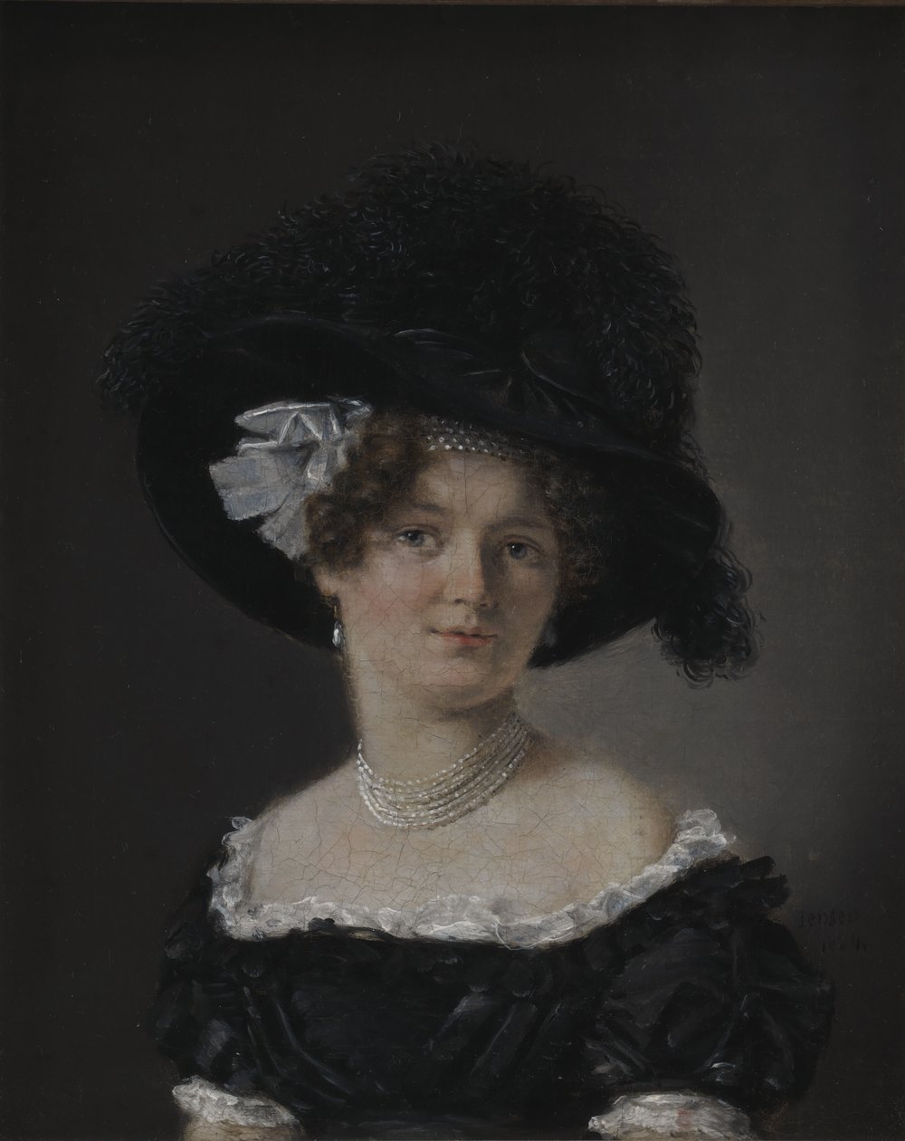Mathilde Theresia von Irgens-Bergh, född Holsten, fru till Mathias Friis von Irgens-Bergh av C.A. Jensen