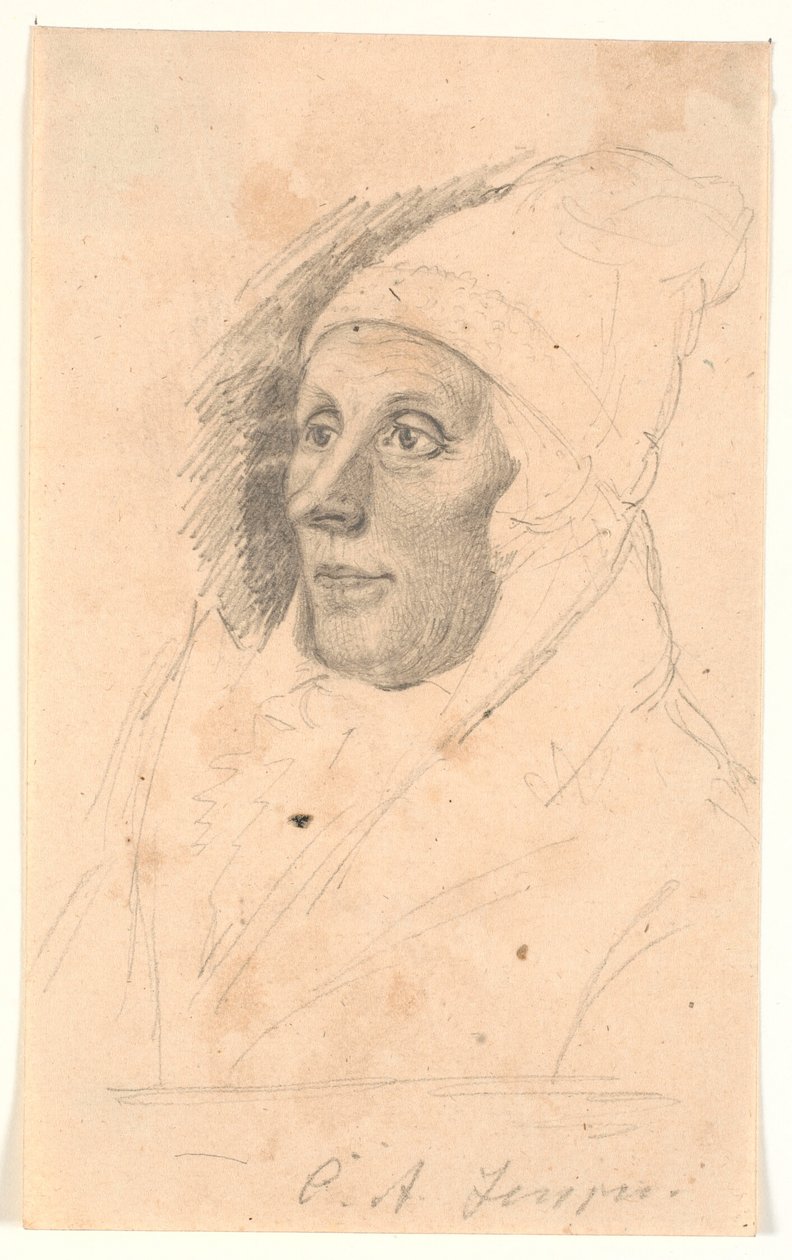 Porträtt av köpman Andreas Christiansen i Flensburg av C.A. Jensen