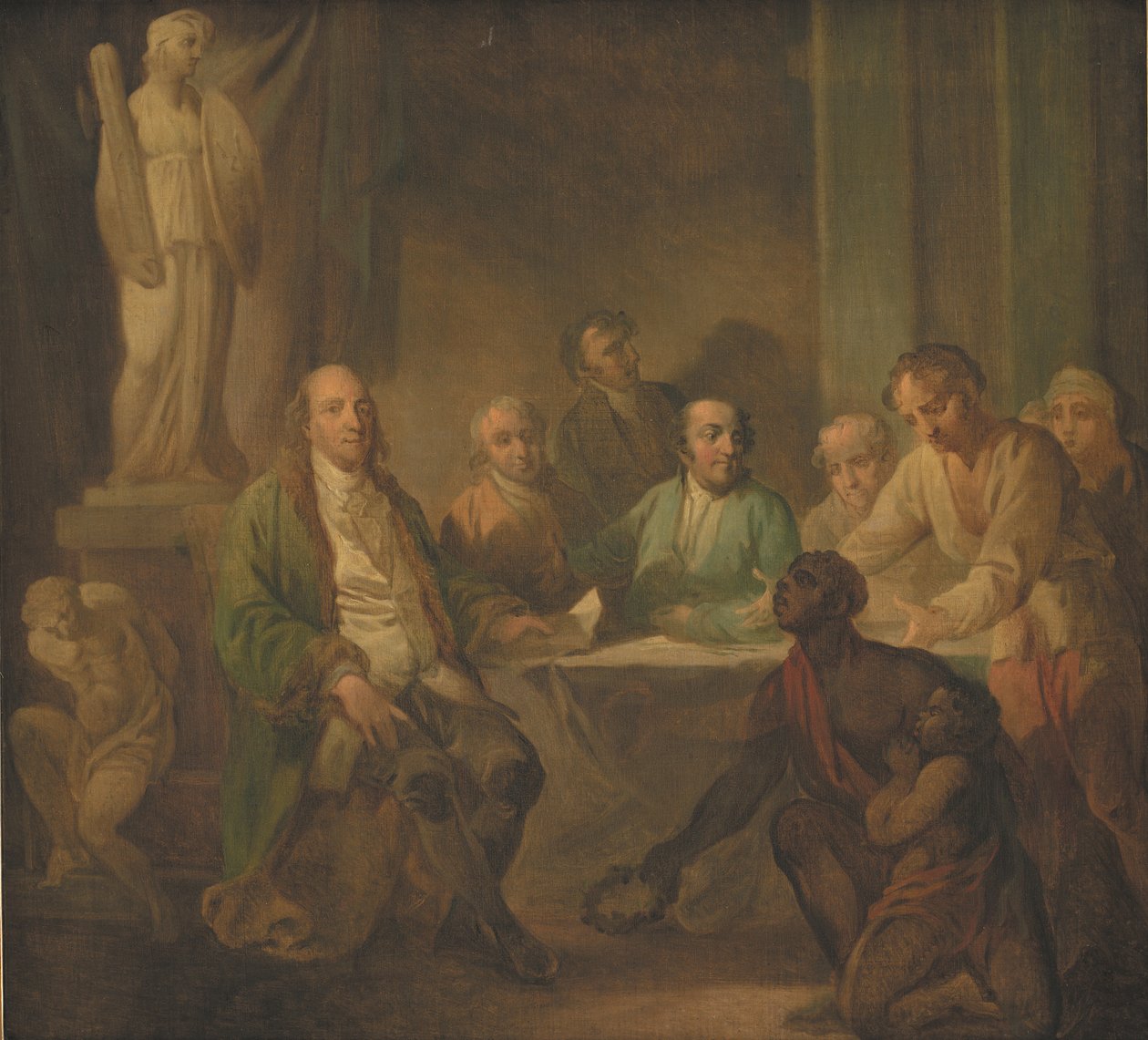 Homage till Benjamin Franklin av C.A. Lorentzen