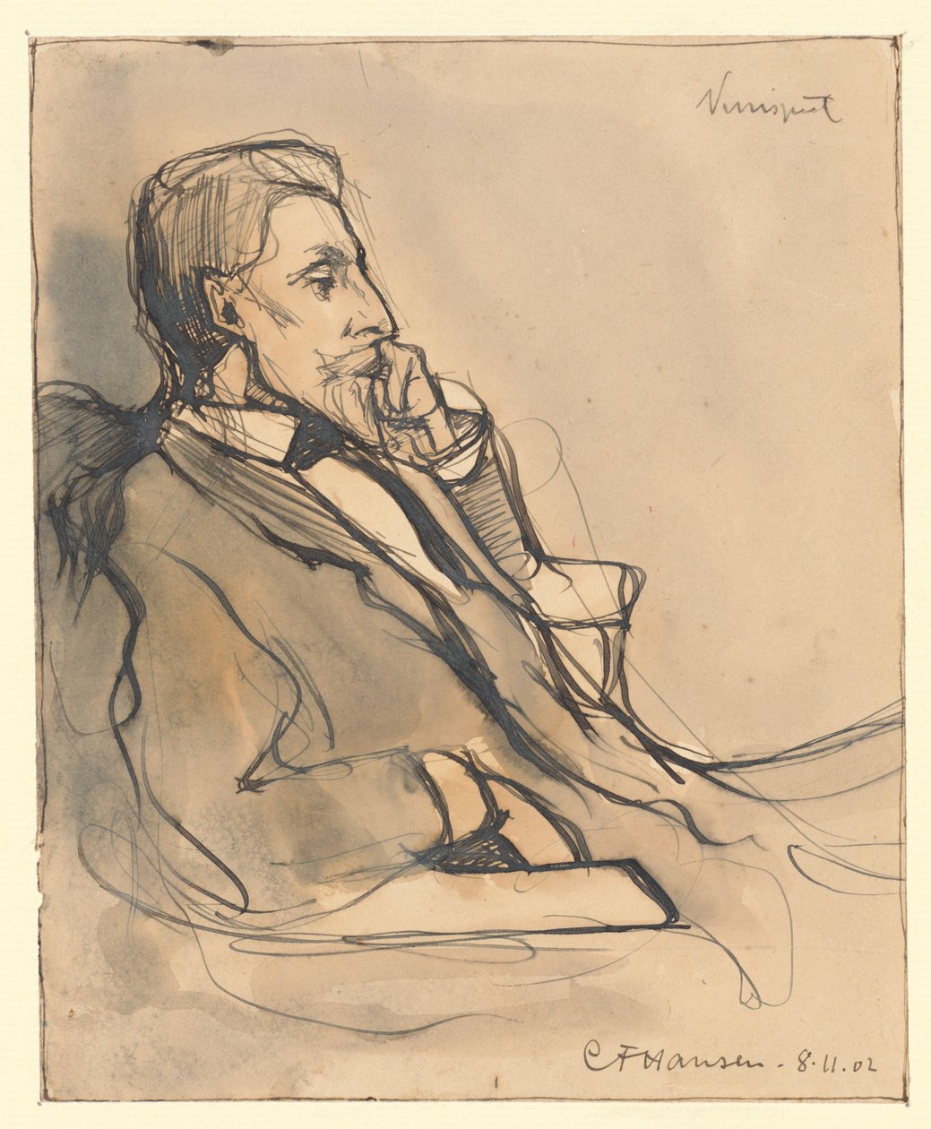 Porträtt av Cornelis van Rooyen av C.F. Hansen
