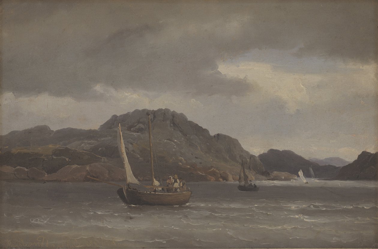 Skärgården vid Marstrand. Sverige av C.F. Sørensen