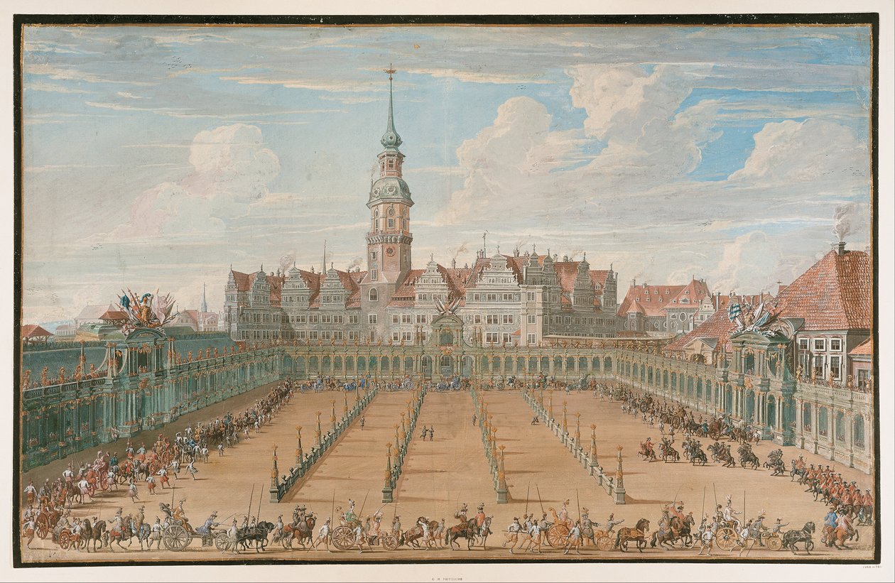 Parad av damernas ringlopp, Dresden av C.H. Fritzsche