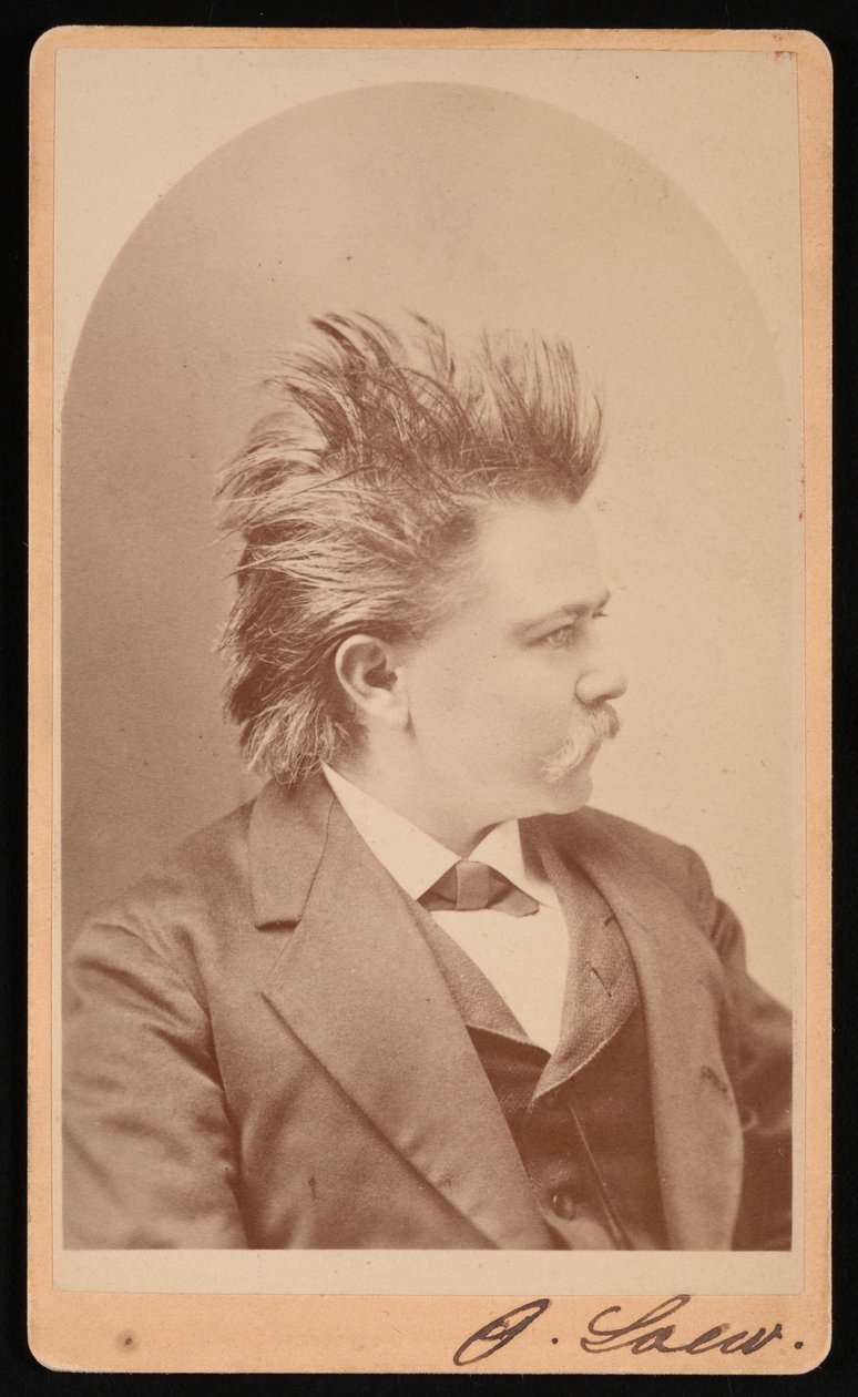 Porträtt av Oscar Loew, cirka 1876. av CH McCallister