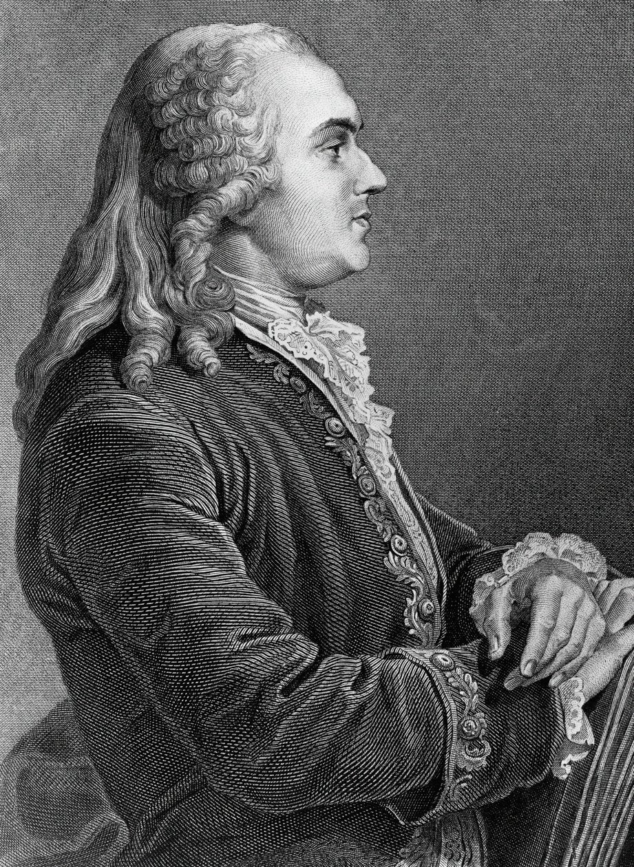 Porträtt av Anne-Robert-Jacques Turgot, Baron de l 