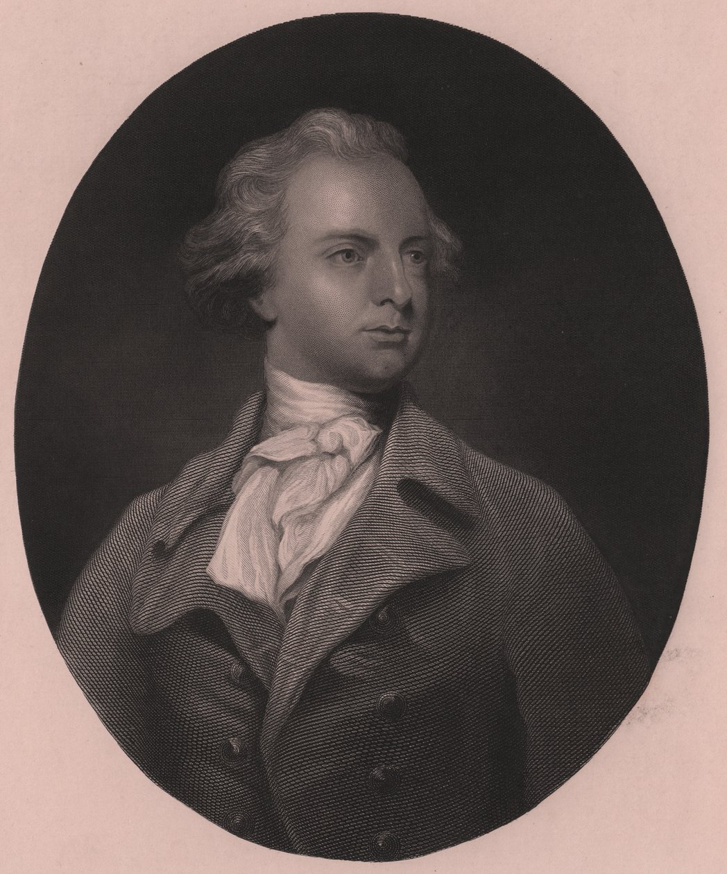 Porträtt av Sir Abraham Hume, Second Baronet (1749-1838), gravyr av G Stodard från målning av Joshua Reynolds, 25x33 cm, Virtue and Co Publisher, London, cirka 1860 av J.B. and Brown J. Rowbotham