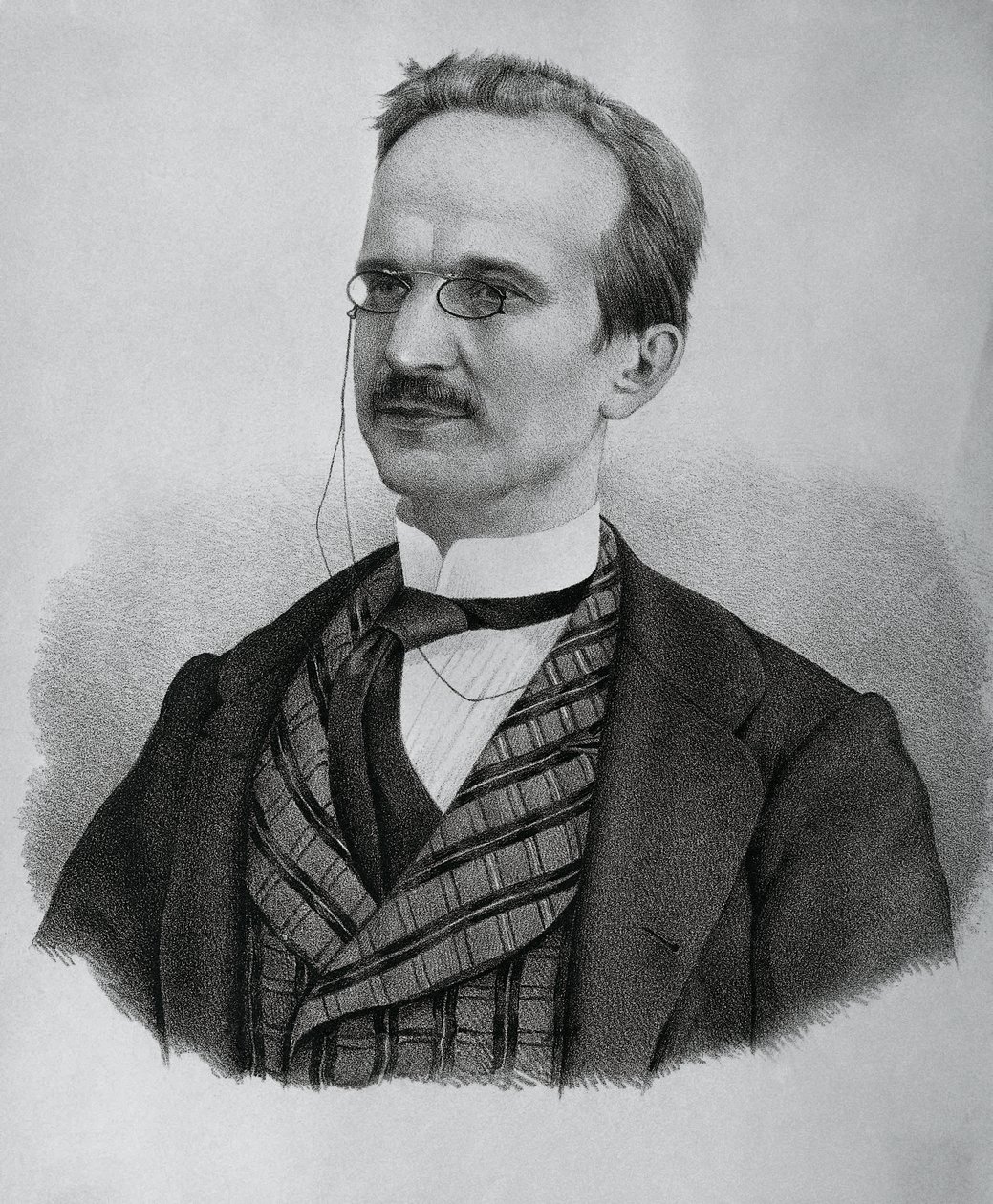 Porträtt av Urbano Rattazzi (1808-1873), italiensk politiker, litografi av J.B. and Brown J. Rowbotham