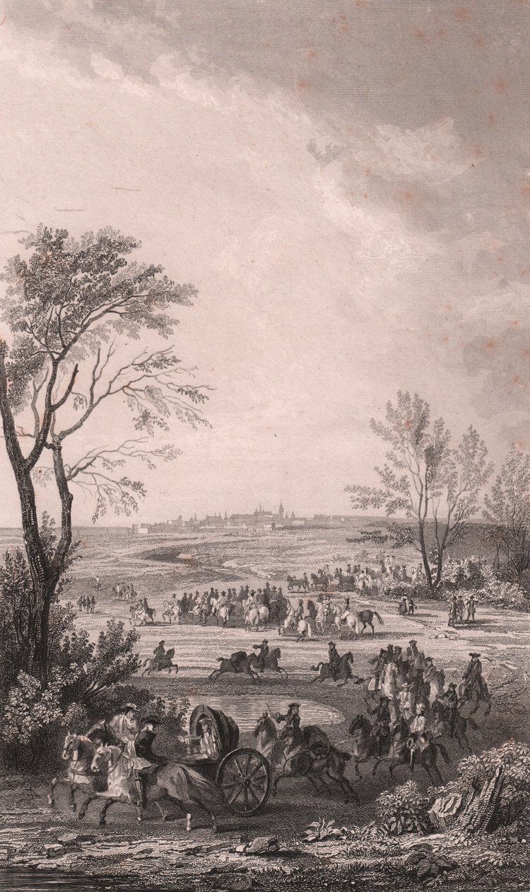 Intagande av staden Conde av Ludvig XIV, 26 april av J.B. and Brown J. Rowbotham