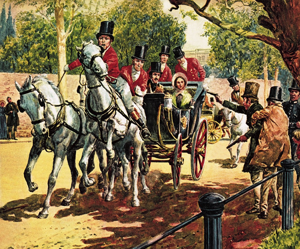 Edward Oxford försöker mörda drottning Victoria och prins Albert av C.L. Doughty