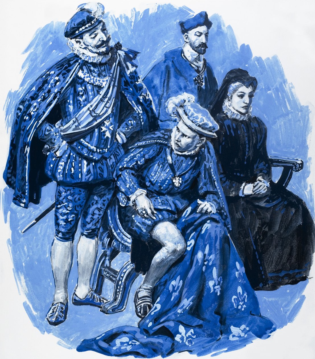 Frans II av Frankrike och hertigen av Guise av C.L. Doughty