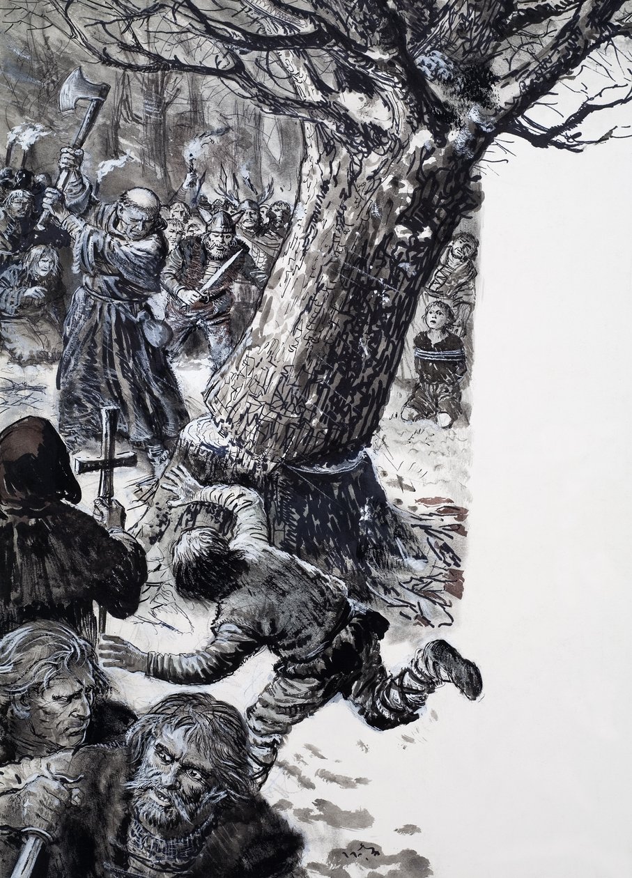 Han riskerade gudarnas vrede, från "Historiens hjältar av C.L. Doughty