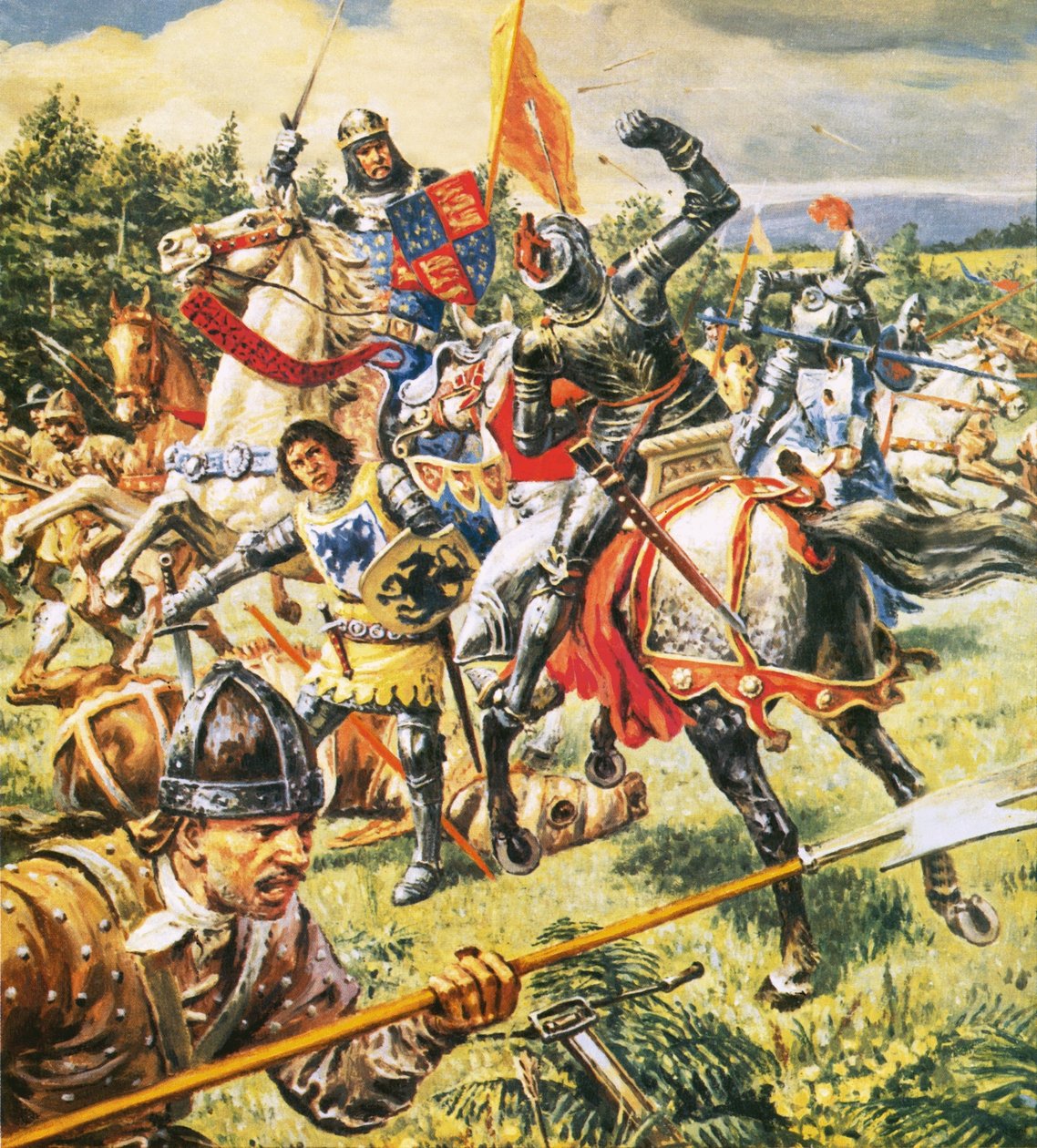 Henrik IV av England (litografi) av C.L. Doughty