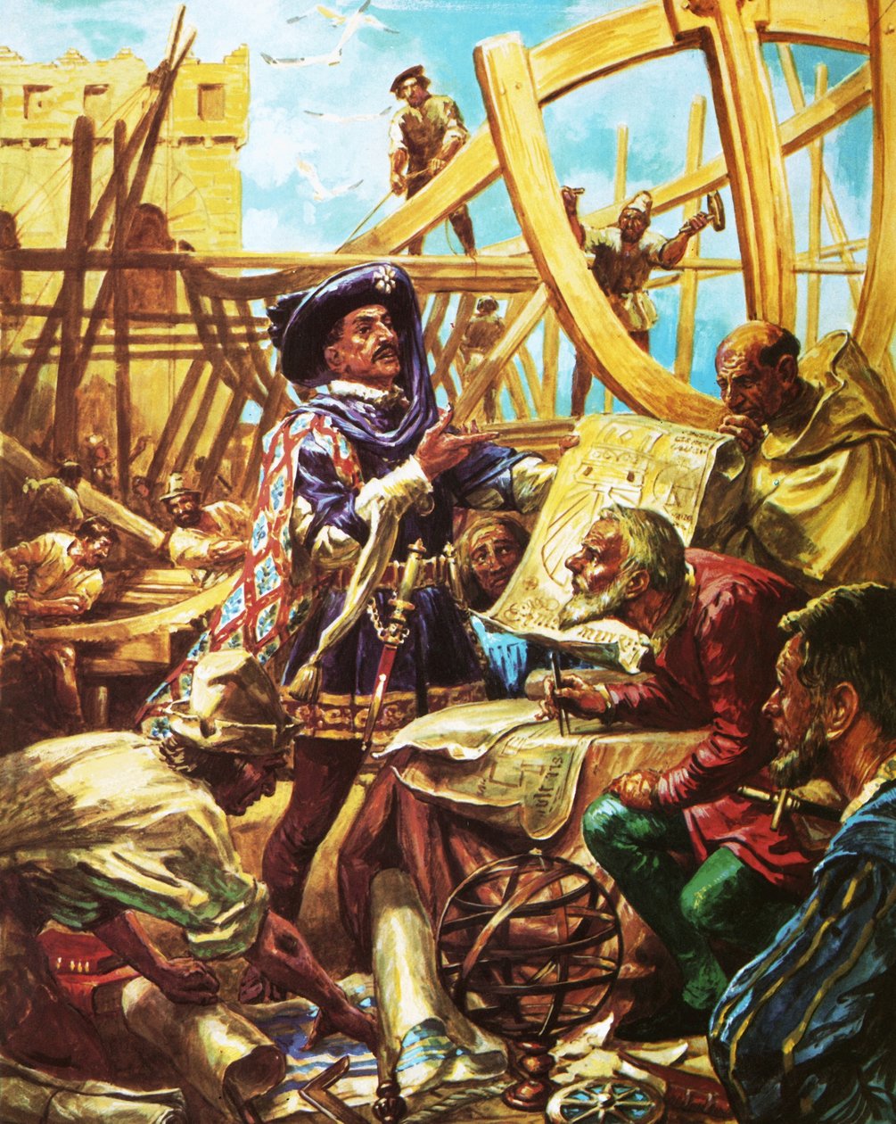 Henrik Sjöfararen vid navigationsskolan i Sagres av C.L. Doughty