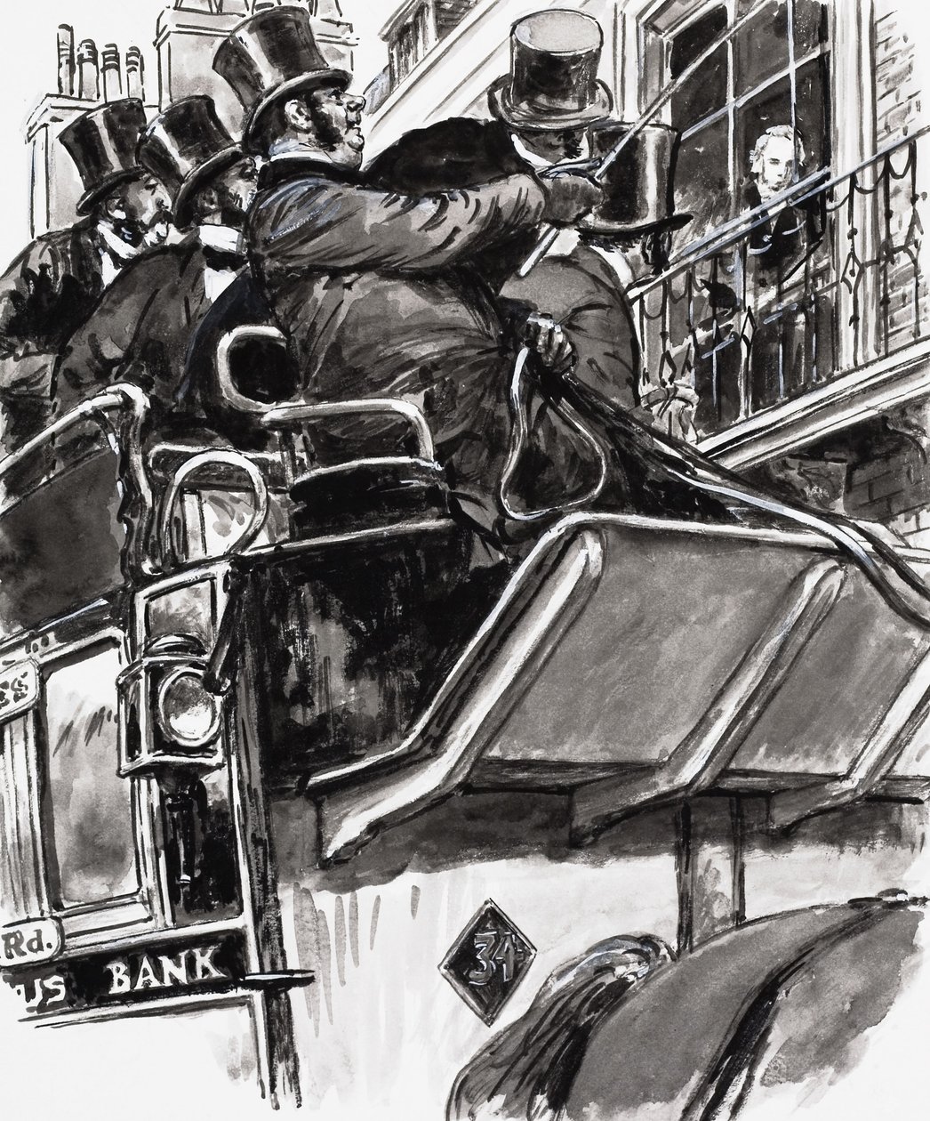 Lord Palmerston (gouache på papper) av C.L. Doughty