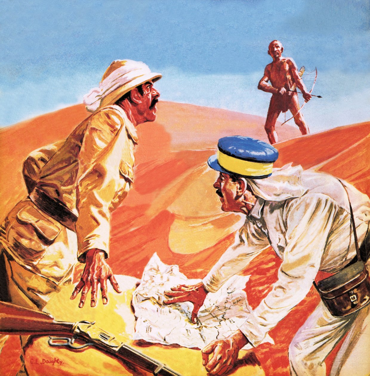Search for a Lost City -- sökandet efter den försvunna staden Kalahari av C.L. Doughty